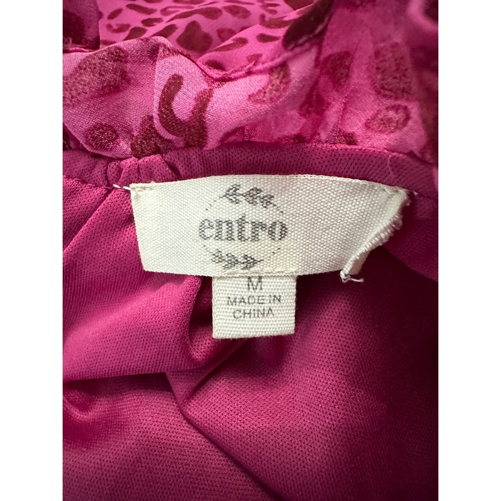 entro Hot Pink Leopard Print Maxi Dress - Picture 12 of 12